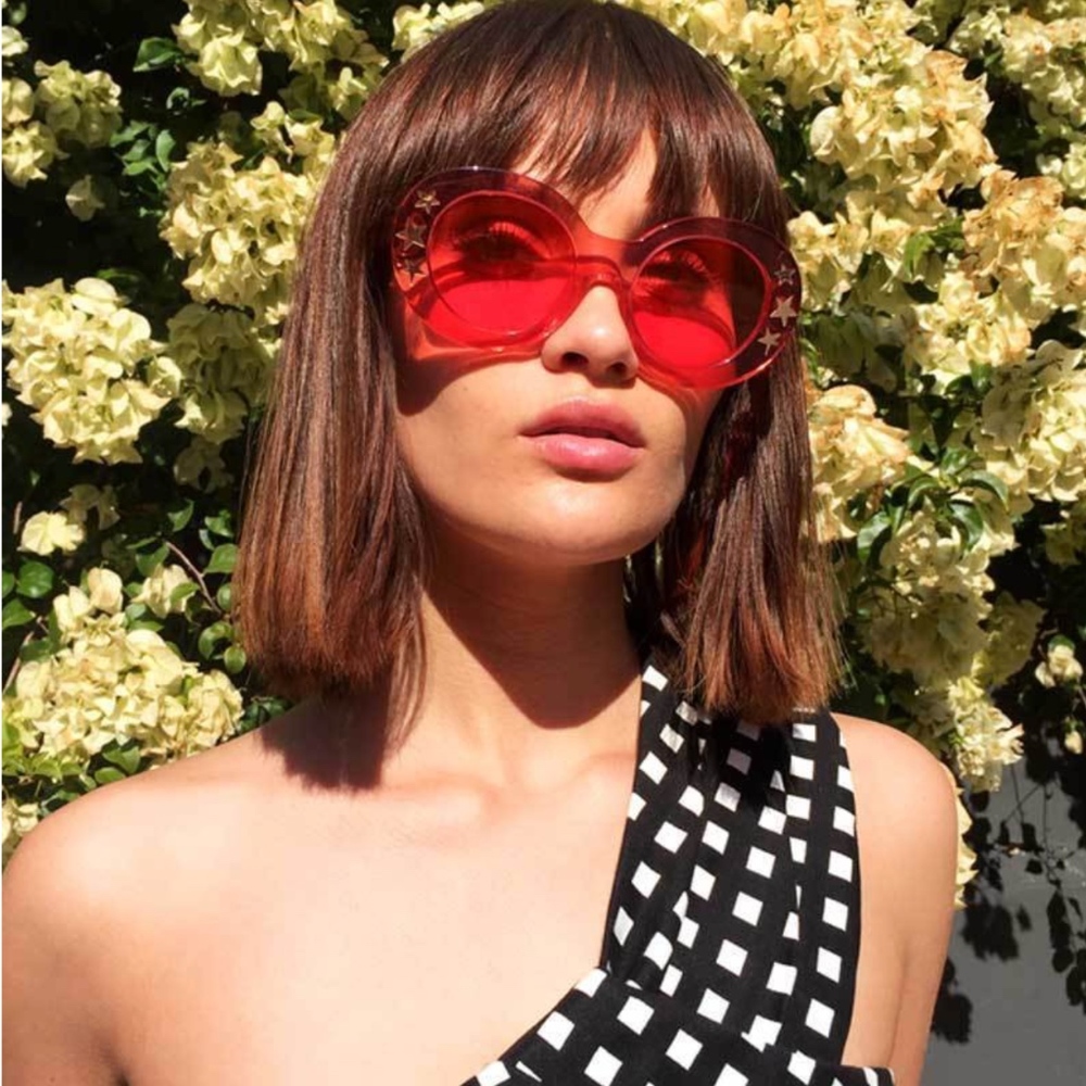 Poppy Lissiman Dakota Sunglasses in Strawberry